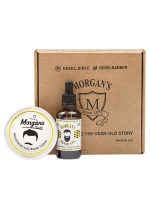 Morgan's Подарочный набор масло для бороды + крем для бороды и усов