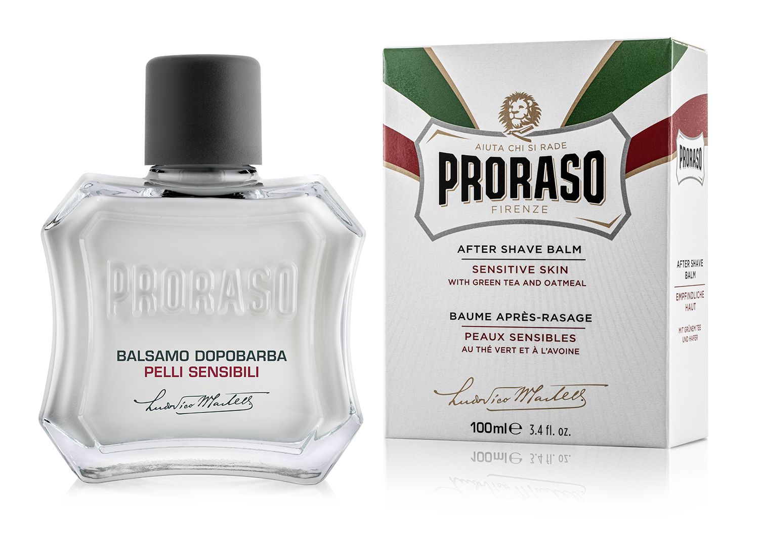 Proraso Бальзам После бритья 100мл. Зелёный Чай и Овёс
