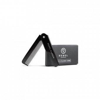 REBEL Расческа для бороды Folding Beard Comb