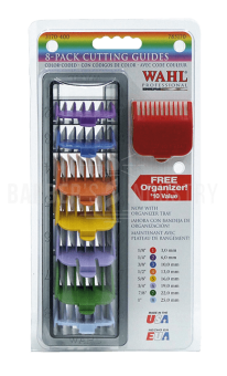 Wahl Набор из 8 цветных пластиковых насадок: 3, 6, 10, 13, 16, 19, 22, 25 мм (с кассетой для хранени
