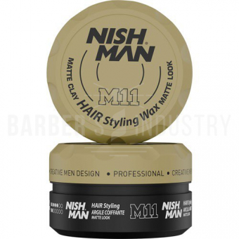 NISHMAN Глина для укладки волос M11 MATTE LOOK150 ML