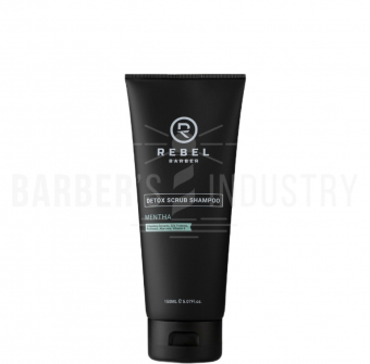 REBEL Премиальный шампунь-скраб Detox Scrub Shampoo 150 мл