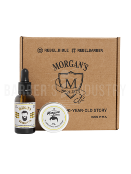 Morgan's Подарочный набор масло для бороды 30 мл + крем для бороды и усов 30 мл