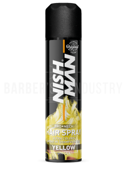 NISHMAN Спрей-краска для волос MECH SPRAY - YELLOW 150 ML