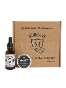 Morgan's Подарочный набор матовая паста 30 мл + масло для бороды бразильский апельсин 30 мл