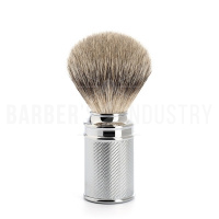 MUEHLE Помазок TRADITIONAL, барсучий ворс высшей категории Silvertip, хром