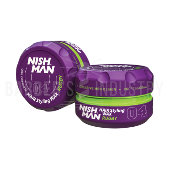 NISHMAN Воск для укладки волос 04 RUGBY 100 ML
