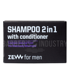 ZEW for men.Твердое мыло для волос 2 в 1 шампунь и кондиционер 85 мл