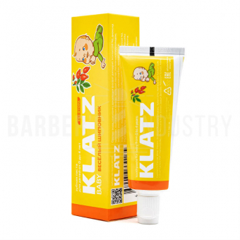 Klatz Зубная паста BABY Веселый шиповник без фтора 40мл