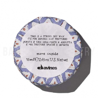 Davines MORE INSIDE Сухой воск для текстурных матовых акцентов 75 мл