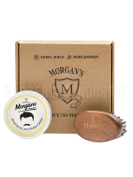 Morgan's Подарочный набор крем + щетка для бороды и усов 