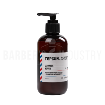 TOPGUN by RESEDAODOR Шампунь восстанавливающий с церамидами и мочевиной 5%, 250 мл