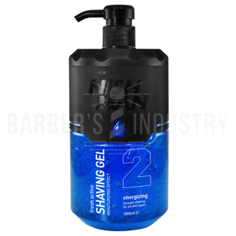 NISHMAN Гель для бритья 02 синий 1000 ML