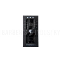 REBEL Премиальный гребень-афропик AFRO COMB TOTAL BLACK