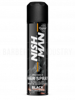 NISHMAN Спрей-краска для волос MECH SPRAY - BLACK 150 ML