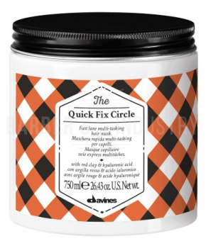 Davines The Quick Fix Circle Супербыстрая многофункциональная маска для волос 750 мл
