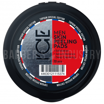 ICEхTOPGUN MEN SKIN PELLING PADS Пиллинг-диски для глубокого очищения лица, 20 шт