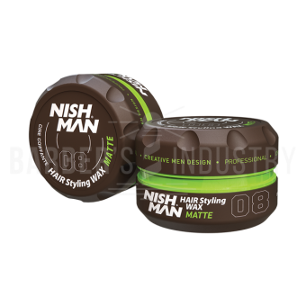 NISHMAN Воск матовый для укладки волос 08 MATTE LOOKING WAX 150 ML